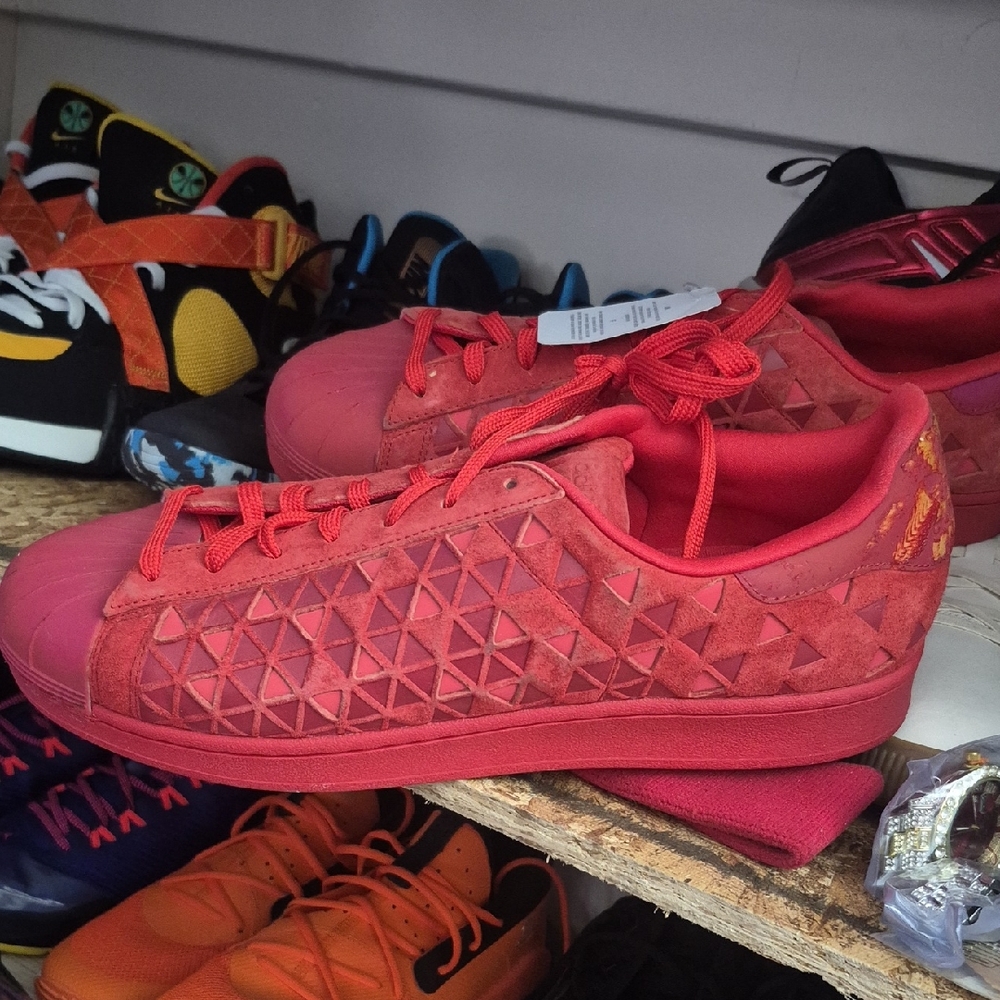 adidas Red Athletic Shoes